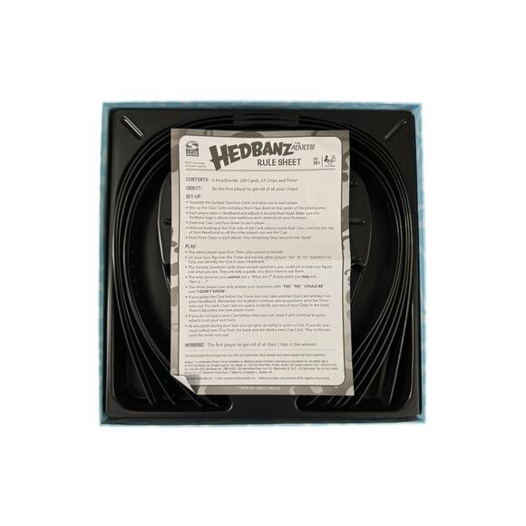 Hedbanz for Adults by Spin Master Games Party Guessing Question Game - Picture 2 of 4